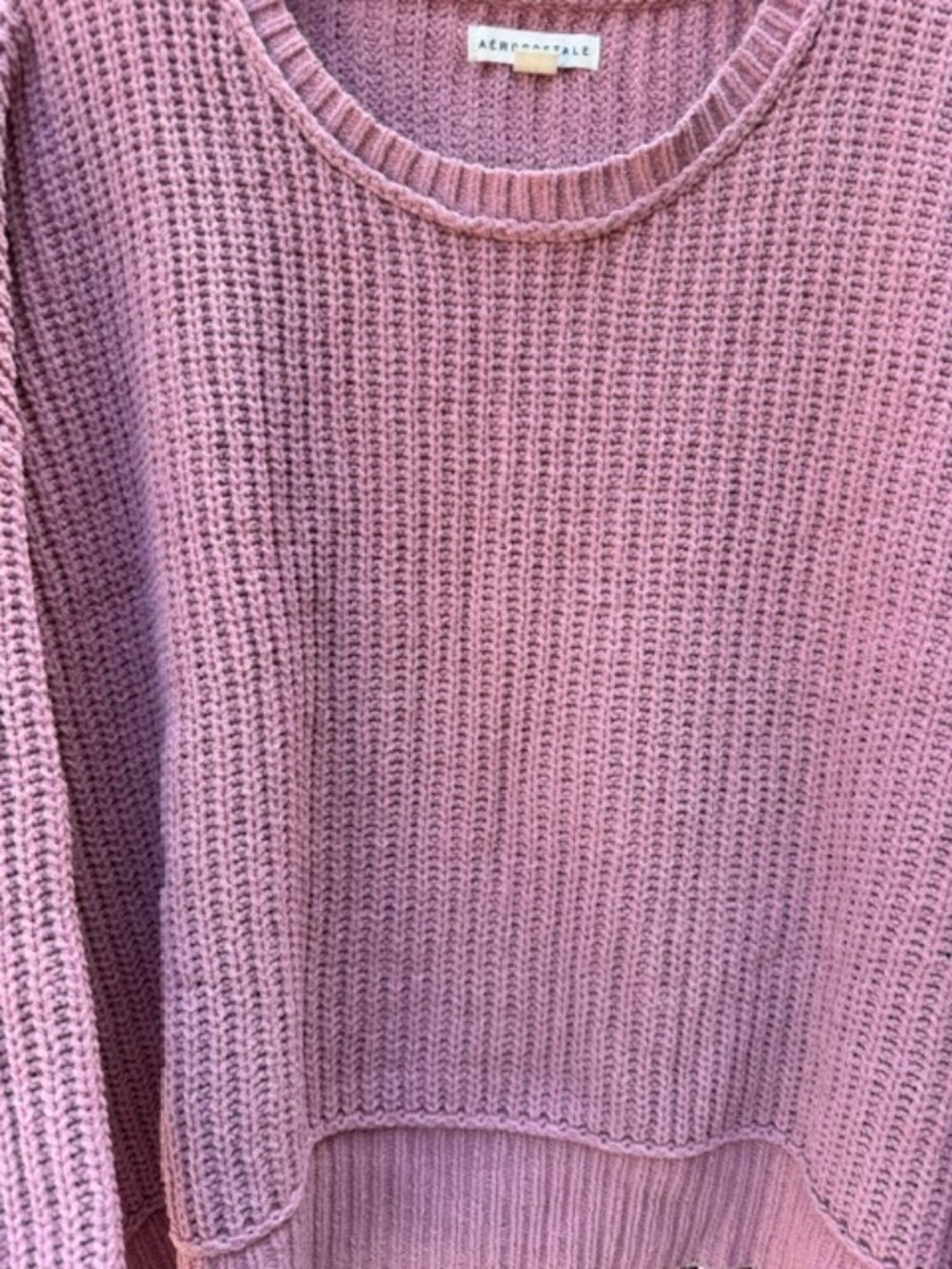 Aeropostale mock neck sweater in XL Dusty Rose Cozy Sweater